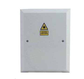 Wall Mount Box Holds (4) SC Duplex or LC Quad Adapters White Unloaded
