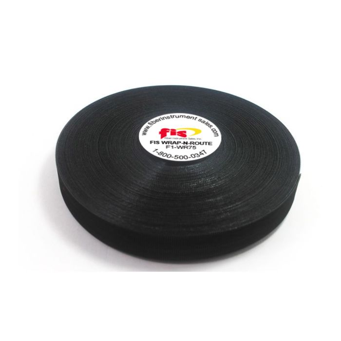 WRAP-N-ROUTE 75 Foot Roll, ¾ Inch Wide, with Center Core - Black