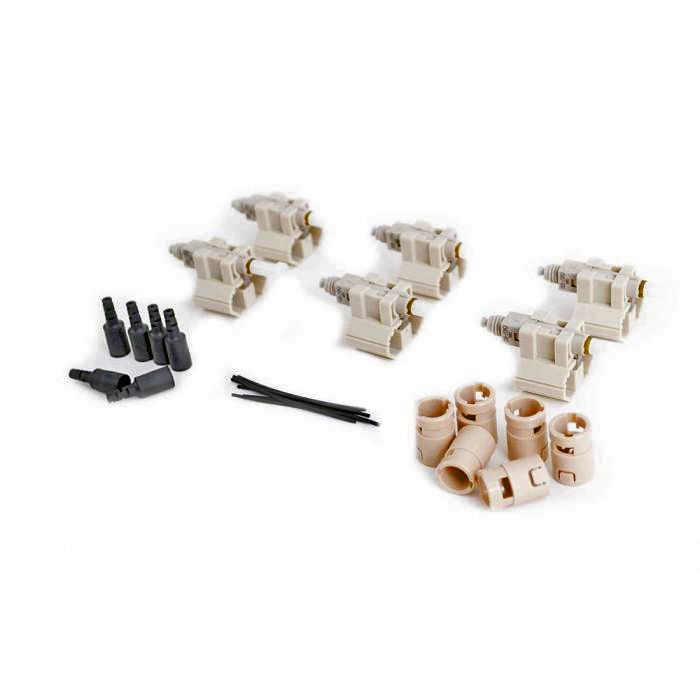 AFL ST Connector Multimode FastConnector 62.5um 900um, 6pk
