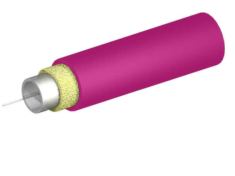 TLC Furcation Tube 900um Hytrel Rose (per meter)