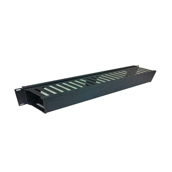 Quest Cable Manager Horizontal Single-Sided Duct 3.5"(H) x 19"(W) x 3.2"(D)