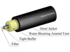 Indoor/Outdoor Fiber Optic Cable 24 Fiber Multimode 50/125um (OM3) ClearCurve Riser Black, unit per meter