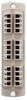 Leviton SDX Adapter Plate, Duplex LC MM 12 Fiber, Beige