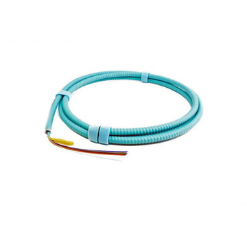 TLC Distribution Cable with Aluminum Interlocking Armor 12 Fiber ClearCurve Multimode 50/125um OM4 Plenum Aqua (per meter)