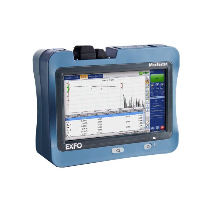 EXFO MAX715D Dedicated Handheld OTDR 1310/1550nm VFL PM RF