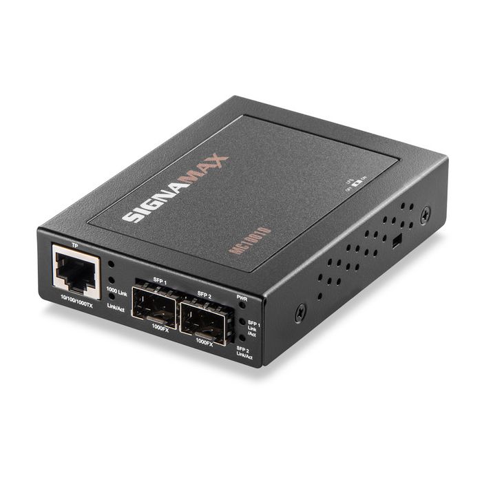 Signamax SFP-SFP Media Converter 2 1000 Base SFP Ports