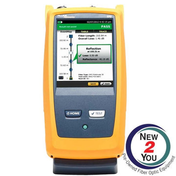 Pre-Owned Fluke Singlemode OTDR for troubleshooting & ext Certi w/ probe