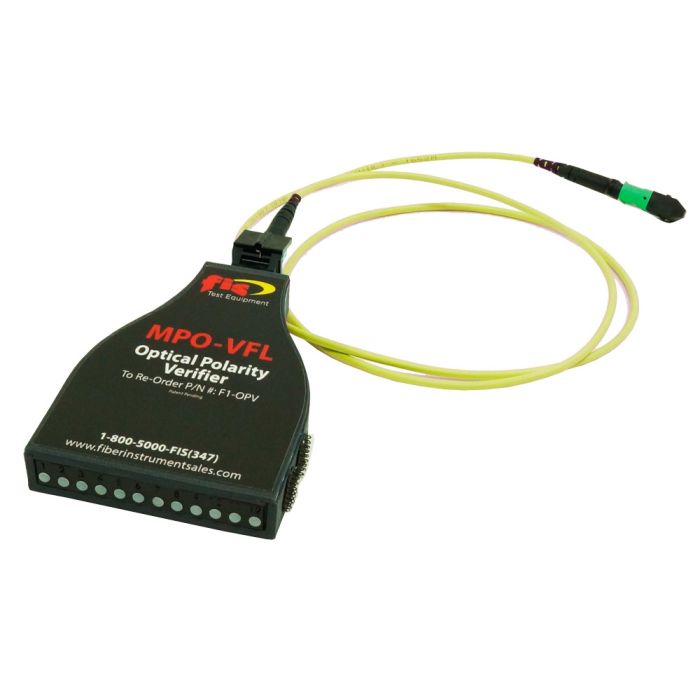 MPO 12 Fiber VFL: OPTIPATH Test Equipment