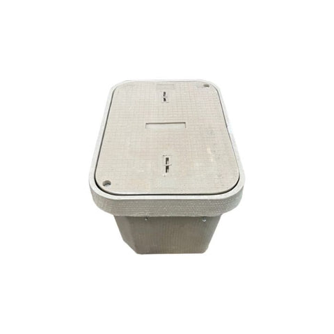 Polymer Concrete Handhole/Vault with Cover, 17"x30"x24", Tier 22