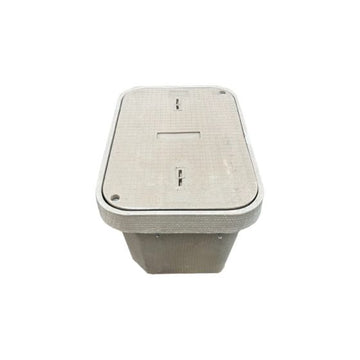 F1-APC132418PCT22 Polymer Concrete Handhole/Vault with Cover, 13"x24"x18", Tier 22