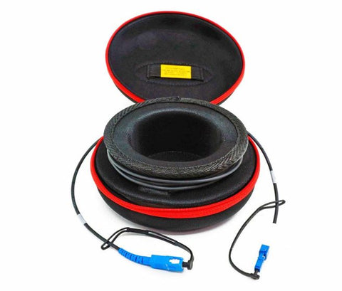 PS13100PYALU Pulse Box #1 SM OS2 100 meters SC/APC-LC/UPC Pigtails