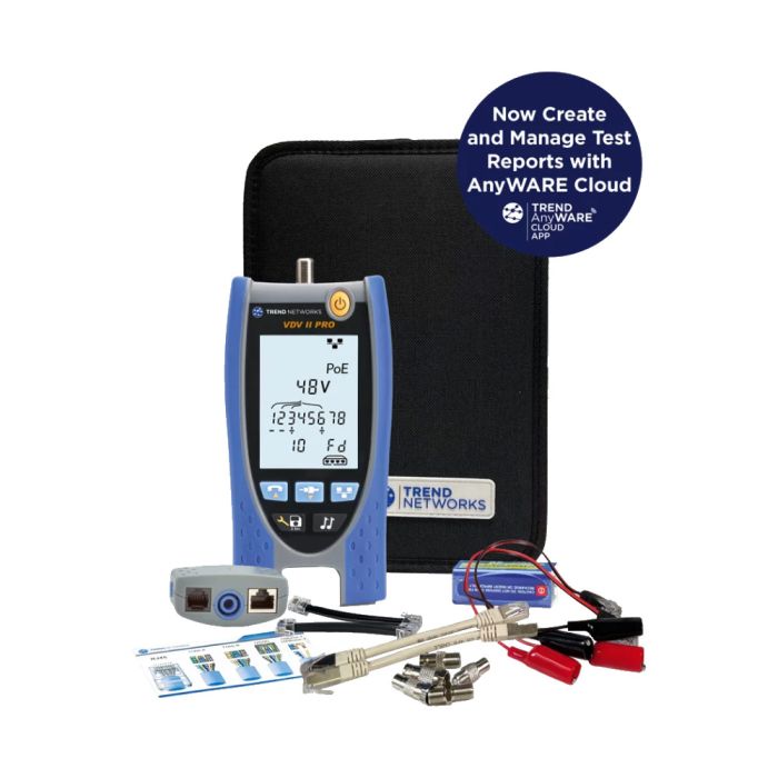 Trend Networks VDV II Pro - Data Cable Verifier AnyWARE Compatible
