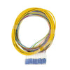 Ribbon Fanout Pigtail, 12 Fiber, Singlemode, LC/UPC, 3 Meters