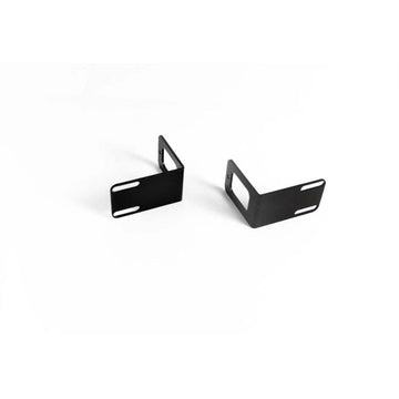 23" Rack Mount Adapters, 1RU Pair - Black
