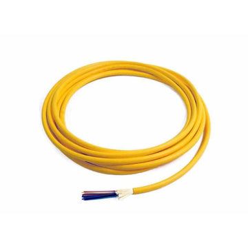 TLC Distribution Fiber Optic Cable with Aluminum Interlocking Armor, 48 Fiber SMF28 Ultra Singlemode 9/125um OS2 Plenum Yellow (per meter)