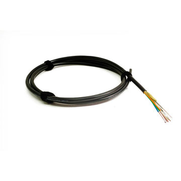 TLC Indoor/Outdoor Fiber Optic Cable, 72 Fiber, Singlemode 9/125um, Gel Free, Riser, Black (per meter)