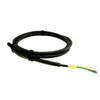 TLC Indoor/Outdoor Fiber Optic Cable with Aluminum Interlocking Armor, 24 Fiber, Singlemode, Riser, Black | Plus Corning® SMF-28® Ultra Fiber, per meter
