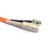 Fiber Optic Patch Cable, ST PC to SC PC, 3mm Simplex, Multimode | Plus Corning® InfiniCor®300 Fiber