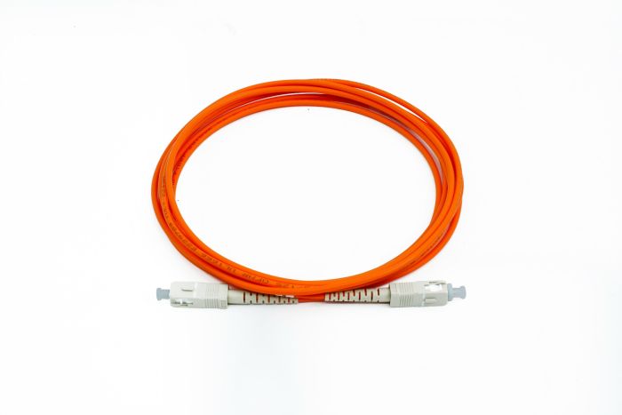Fiber Optic Patch Cable, SC PC to SC PC, 3mm Simplex, Multimode | Plus Corning® InfiniCor®300 Fiber