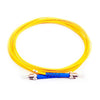 Fiber Optic Patch Cable, ST UPC to ST UPC, 10 meters, 3mm, Simplex, SM | Plus Corning® SMF-28® Ultra Fiber