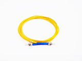 Fiber Optic Patch Cable, ST UPC to ST UPC, 1 meter, 3mm, Simplex, SM | Plus Corning® SMF-28® Ultra Fiber