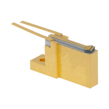 CWL = 1030 nm, GaAs Single Angle Facet Gain Chip on Submount with Heatsink