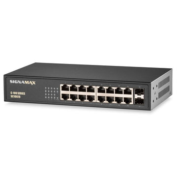 Signamax C-100 16 Port Gigabit Switch with 2 SFP Ports