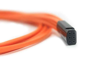 Spider Fan-Out Kit - 6 Fibers, 1 meter Tubing, 900µm Fiber, Orange Color