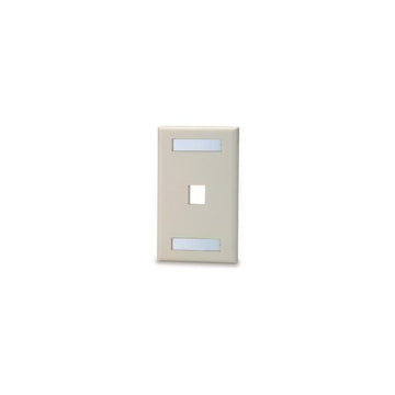 Signamax Single Gang White Decora Wall Plate