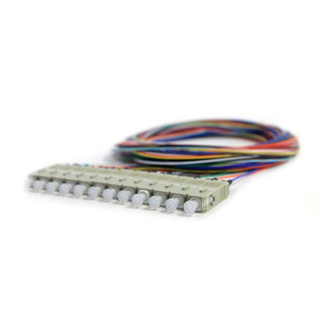 12 Fiber 900um SC/PC Multimode 50um OM2 Pigtail (3 Meters)