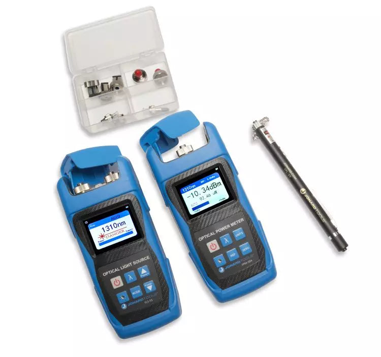 Jonard FPM-50A Power Meter and SM/MM FLS-55 Light Source Kit