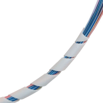 AFL Silicone Spiral Wrap for Ribbon Bundles, White, 5.5 feet (1.7 meters)