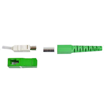 SEIKOH GIKEN SC Connector, Singlemode APC, 3mm, Green Boot