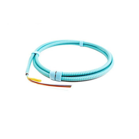 TLC Micro-Distribution Cable with Aluminum Interlocking Armor 48 Fiber ClearCurve Multimode 50/125um OM3 Plenum Aqua, (per Mtr)