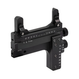 TH-XYF2 - XY Mount for 75.0 - 77.0 mm Wide, 25.0 - 77.0 mm Tall, 1.0 - 1.7 mm Thick Rectangular Optics, 8-32 Taps