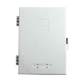 Molex Compact Wall Mount Enclosure 8 Port 4 SC Duplex Adapters Multimode White Loaded