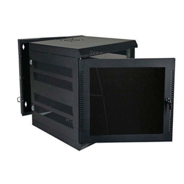 Quest Swing Out Wall Mount Enclosure, 28RU, Unloaded, Black