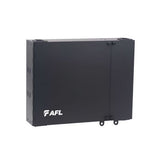 AFL Wall Mount Enclosure Holds (2) LGX Adapter Plates Black Unloaded