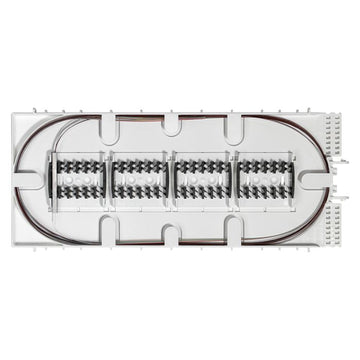 AFL Splice Tray Apex™ X-2 with (4) Splice Modules (36 Single Splices or 144 Ribbon Fiber Splices)