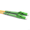 Fiber Optic Patch Cable, LC to LC APC-APC, 3 meters, 1.6mm, Simplex, SM | Plus Corning® SMF-28® Ultra Fiber