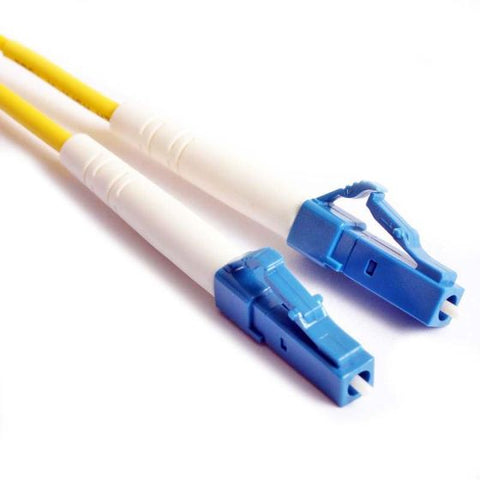 Fiber Optic Patch Cable, LC to LC UPC-UPC, 10 meters, 1.6mm, Simplex, SM | Plus Corning® SMF-28® Ultra Fiber