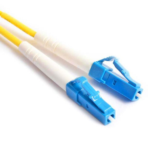 Fiber Optic Patch Cable, LC to LC UPC-UPC, 3 meters, 1.6mm, Simplex, SM | Plus Corning® SMF-28® Ultra Fiber