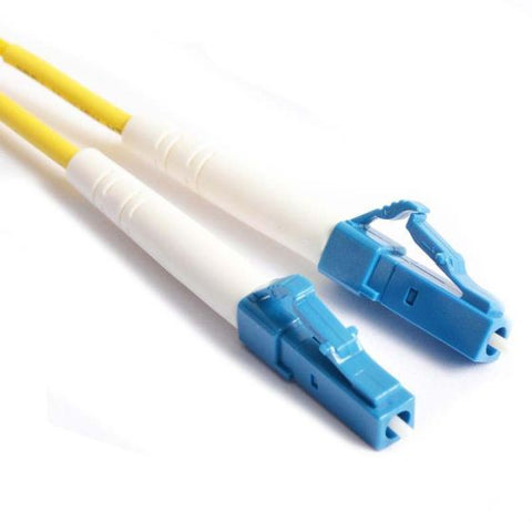 Fiber Optic Patch Cable, LC to LC UPC-UPC, 5 meters, 1.6mm, Simplex, SM | Plus Corning® SMF-28® Ultra Fiber