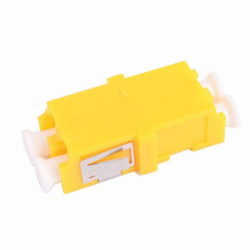 LC Duplex Adapter Ceramic Flangeless - Yellow