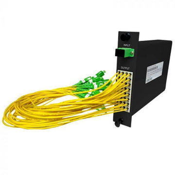 FOSCO 1x32 PLC Splitter 1260/1650nm Singlewide LGX SC/APC Connector