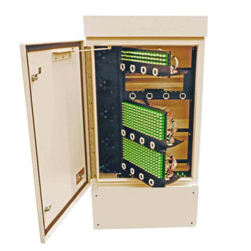 Zeus Fiber Management Center 24 Fiber SC/APC Input 100' Feeder (2) 144 SC/APC Distribution 100' Accommodates 12 LGX Splitter Modules