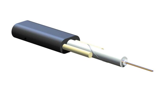 Corning 1 Fiber SM SST Drop Cable Dielectric Non Armored