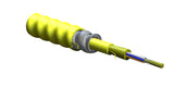 MIC Tight-Buffered, Interlocking Armored Cable, Plenum, 6 F, Single-mode (OS2)