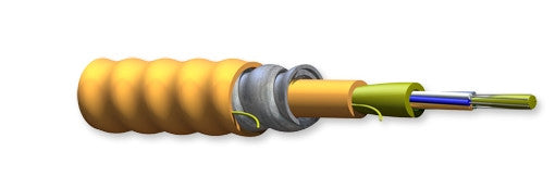 Armoured Riser Cable MIC Interlocking Armored Riser Cables, Standard 50/125 Multimode (OM2)