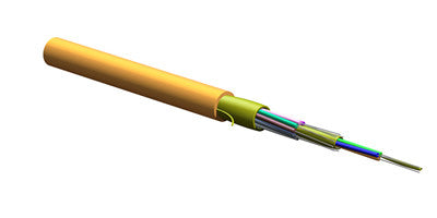 MIC Tight-Buffered Cable, Plenum, 12 F, 62.5 µm multimode (OM1)